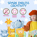 TinyGeeks 12 Water Drop Crayons - Non Toxic Crayons for Toddlers - Washable, Easy To Hold - For Toddlers, Kids Ages 3-8 - Ergonomic Shape