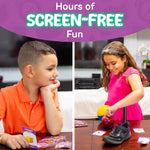 GOTROVO Active Kids Scavenger Hunt Game – Indoor and Outdoor Game for Kids 4-8, with 80 Search Cards and 7 Challenge Cards for Fun Educational Play
