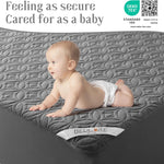 BEDLORE Waterproof Mattress Protector, King Size Mattress Pad with Deep Pocket 6"-18" Depth, Soft Noiseless Dirt-Proof Bed Mattress Cover Washable for Home, Bedroom, Hotel (Gray)