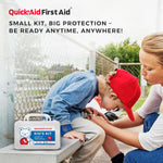 Kids First Aid Kit for Home/Business, Mini Travel First Aid Kit | HSA/FSA Eligible Emergency Kit | Small First Aid Kit for Car | Camping First Aid Kit Hiking | Survival Medical Kit – 145 Pcs
