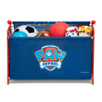 Delta Children PAW Patrol Toy Box Toy Box with Retractable Fabric Top, Blue