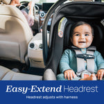 Chicco KeyFit Max Zip ClearTex Infant Car Seat and Base, Rear-Facing Seat for Infants 4-30 lbs., Infant Head and Body Support, Compatible with Chicco Strollers, Baby Travel Gear, Sierra/Beige