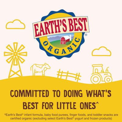 Earth's Best Organic Toddler Milk Drink Powder for Toddlers 12 Months and Up, Milk Alternative Powder, 21 Ounce Container