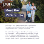 Pura Hypoallergenic Diapers, Size 1 (4-11lbs), Newborn, Totally Chlorine Free, Wetness Indicator, Suitable for Sensitive Skin, Soft Organic Cotton Comfort, Overnight, 3 Packs of 32 (96 Baby Diapers)