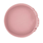 Nuby Animal Friend Silicone Round Plate - Toddler Plate - 6+ Months - Pink Whale Plate