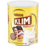 Nestle Klim Fortificada powder can on a white background