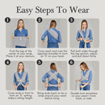 Solly Baby Wrap, Buttery-Soft Baby Carrier Newborn to Toddler 8-25 Lbs., Lightweight & Hands-Free, Breathable Carrier, Baby Wearing & Postpartum Essential, Mother's Day Essential, Rose Toile