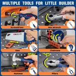 TooyBing Kids Tool Bench Set with Electric Drill and Realistic Tools, Construction Workbench Playset Toy for Toddler 3-5, Easy Set up, Kids Boy Toys, Birthday Gifts for Boys Age 3 4 5 Year Old