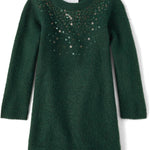 The Children's Place Baby and Toddler Girls' Long Sleeve Sweater Dress