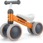 BEKILOLE Baby Balance Bike for 1 Year Old Girl Gifts, 10-24 Month Toddler Balance Bike, 4 Silent Wheels Pre-School First Ride On Toys, 1st Birthday Gifts