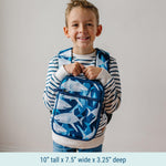 Wildkin ECO rPET Insulated Lunch Bag – Keeps Food Hot or Cold, Easy-Clean Lining, Zippered Pockets & BPA-Free – Boys & Girls, Ideal for School, Travel & Daycare – Sharks