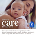Burts Bees Baby Bee Chlorine-Free Wipes, 72 Count (Pack of 6)