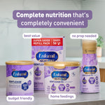 Enfamil NeuroPro Gentlease Ready-to-Feed with Smaller Proteins for Easy Digestion,Brain Supporting DHA, HuMO6* Blend, Baby Formula for easing Fussiness, Gas, Spit-up in 24hrs, 2 FL Oz, 6 count