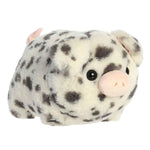 Aurora® Adorable Spudsters™ Pierre Spotted Pig™ Stuffed Animal - Round Shape Makes for Comforting Cuddles - Perfect for Kids All Ages and Animal Loving Adults - Gray 11 Inches