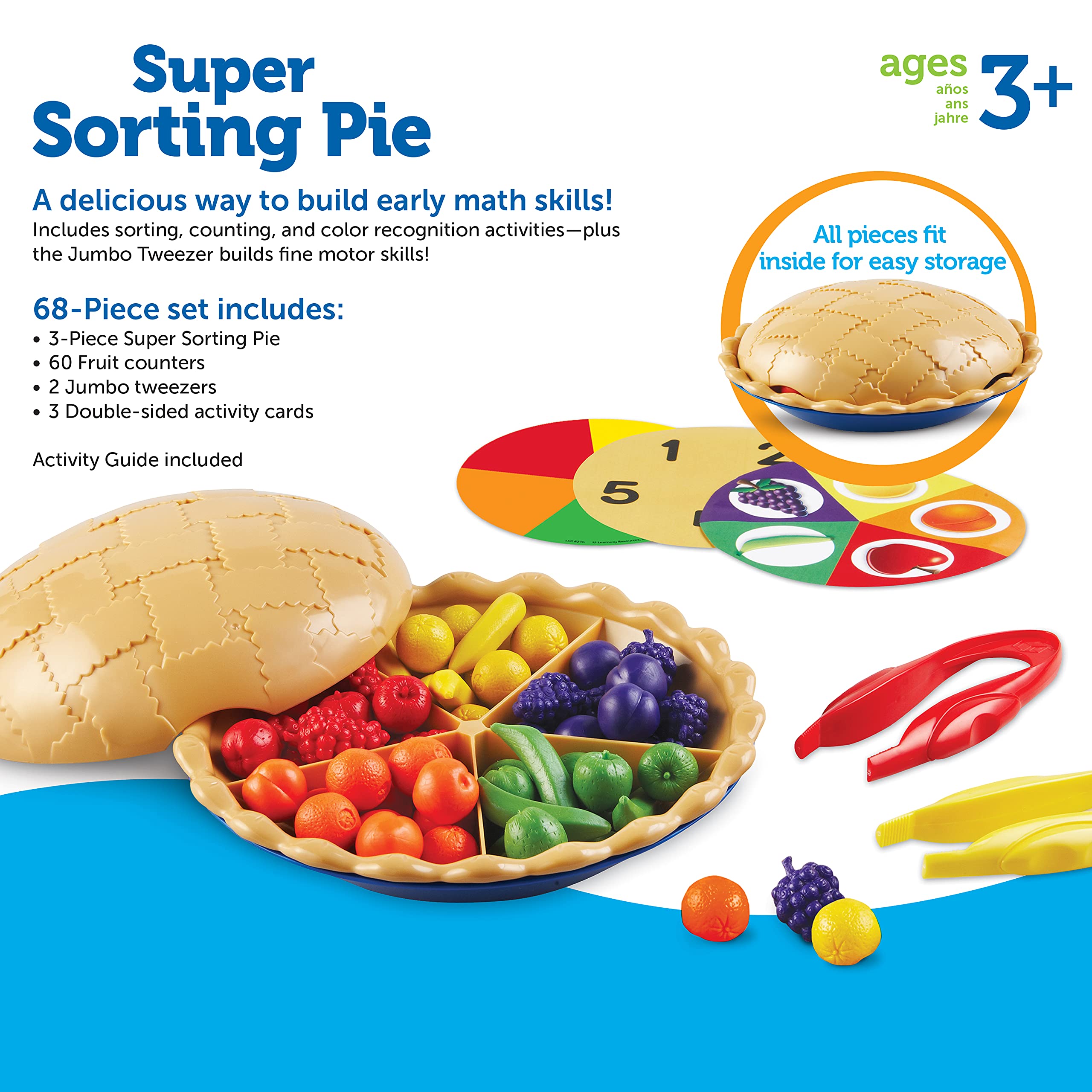 Learning Resources Super Sorting Pie - Sorting and - Play Food ...