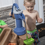 Step 2 Pump & Splash Discovery Pond Water Table, Kids Water Sensory Activity Pool, Summer Outdoor Toys, 10 Piece Toy Accessories, For Toddlers 2+ Years Old