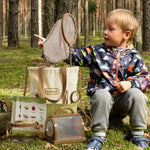 ROBUD Bug Catcher for Kids, Bug Catcher Kit with Bag Kit, Outdoor Exploration Set for Camping, Montessroi Toy for Kids Coming Closer to Nature，WRP07
