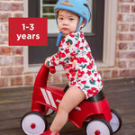 Toddler Toys 1-2, Baby Toys for Kids, 1 Year Old Girl Gifts, 1 Year Old Boy Gifts, Radio Flyer Scoot About Sport Ride On, for Ages 1-3 Years, Red
