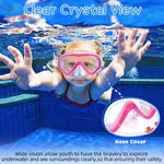 Water Space 2 Pack Swim Goggles Swimming Goggles for Kids Youth Boys Girls Aged 3-6 4-7 6-14, Anti-Fog Waterproof Panoramic View Anti-UV Clear Wide Vision, Toddler Swimming Glassese Without Leaking