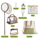 ROBUD Bug Catcher for Kids, Bug Catcher Kit with Bag Kit, Outdoor Exploration Set for Camping, Montessroi Toy for Kids Coming Closer to Nature，WRP07