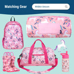 Wildkin Kids Bento Box - 4 Compartments, Airtight, Dishwasher Safe, Meal Prep for Kids - Unicorn