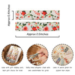 FANCY CLOUDS Hair Clips for Girls Women Toddler Baby,Assorted 20Pcs Flower Fabric Fully Lined Small Alligator Clips Hair Accessories for Teens Child Kids Gifts