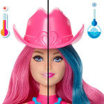 Barbie Color Reveal Fashion Doll & Accessories with 6 Surprises, Disco Star Series with Metallic Shine & Color-Change Bodice (Styles May Vary)