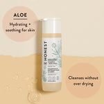 The Honest Company 2-in-1 Cleansing Shampoo + Body Wash for Sensitive Skin | Gentle for Baby | Naturally Derived, Tear-free, Hypoallergenic | Fragrance Free, 10 fl oz