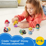 Fisher-Price Disney Princess Gift Set by Little People, 6 character figures for toddlers and preschool kids ages 18 months to 5 years (Amazon Exclusive)