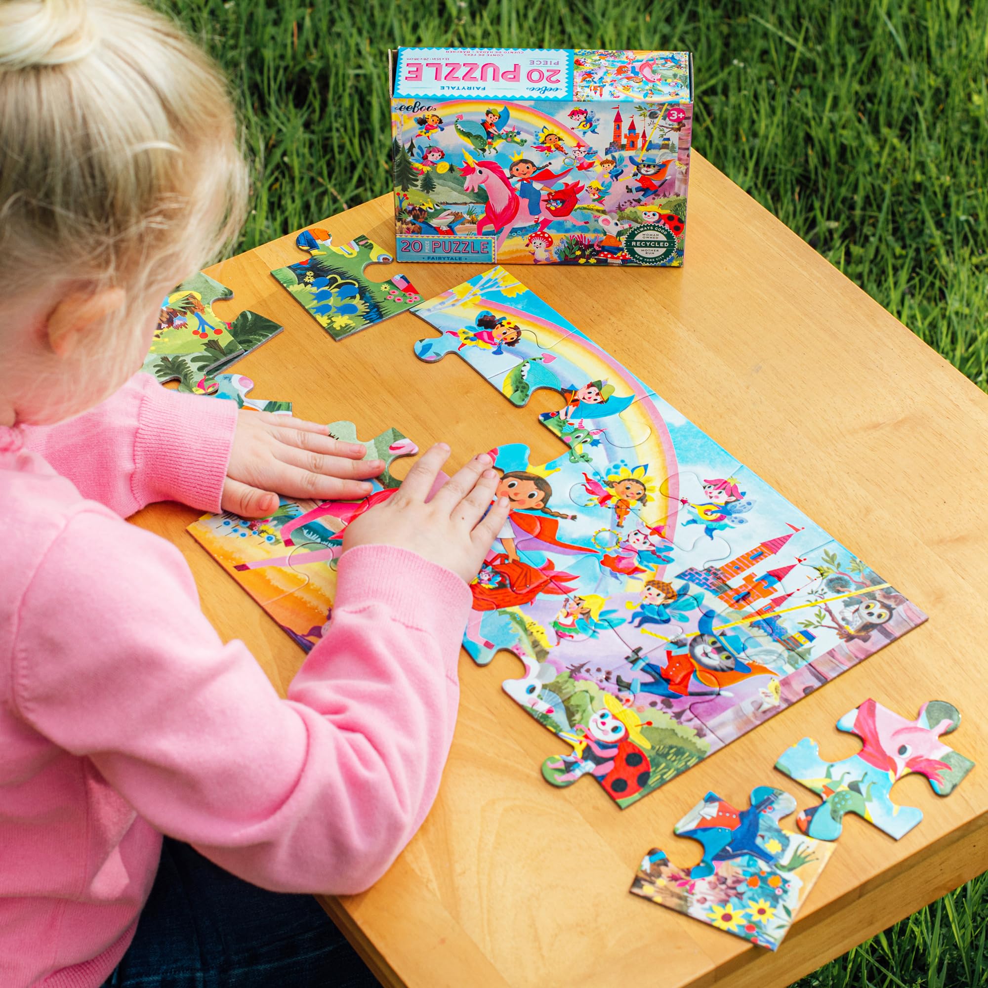 eeBoo 20 Piece Giant Floor Puzzle - Fairies - Jigsaw Puzzles - eeBoo ...