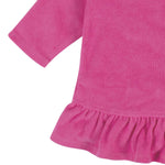 Gerber Baby Girls Toddler Zipper Hoodie Terry Swimsuit Cover Up, Pink, 18 Months