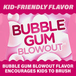 ACT Kids Anticavity Fluoride Toothpaste, Bubble Gum Blowout, 4.6 oz.