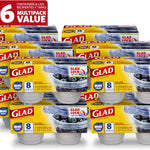 Glad Food Storage Containers, Deep Dish, 64 Ounce, 3 Count