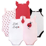 Hudson Baby Unisex Baby Cotton Sleeveless Bodysuits Tank Top, Ladybug, 12-18 Months US