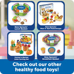 Learning Resources New Sprouts Breakfast Foods Basket - 16 Pieces, Ages 18+ months Pretend Play Food for Toddlers, Toddler Kitchen Toys, Preschool Learning Toys
