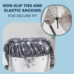Todays Kids High Chair Pad - Machine Washable High Chair Cover, Easy Use Highchair Cushion, Soft Highchairs Covers for Baby, Padded Highchair Cover w/Elastic Back, Fits 3-5 Point Harness Chairs