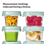 OXO Tot 12-Piece Baby Blocks Food Storage Container Set - Opal