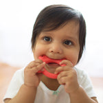 Dr. Brown's Flexees Friends Baby Teether, Orange Fox, 100% Silicone, BPA Free, 3m+