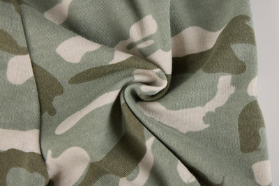 AIUI-HARNSBORN Toddler Boys 3 Pack Pull-on Knit Shorts, Solid Color Soft Sweat Shorts with Drawstring(Gray/Sage/Camo, 3-6 Months)