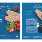 Gerber Teethers VariPk,1 Banana Peach 1 Strawberry Apple Spinach, 2 CT