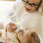 Dr. Brown's Natural Flow Anti-Colic Options+ Narrow Baby Bottle, Squirrel & Goat, 8 oz/250 mL, with Level 1 Slow Flow Nipple, BPA Free, 0m+, 2-Pack