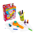 Crayola Spin Art Sticker Maker Machine, Create 40 Custom Stickers, Spiral Art Set for Kids, Arts & Crafts Kit, Toys & Gifts, Ages 5+