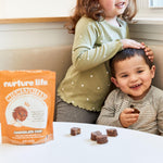 Nurture Life Mighty Bites, Snickerdoodle, Healthy Oatmeal Bite Size Snacks for Kids & Toddlers, High Protein Organic Snacks for Children, Plant-Based High Fiber Foods, Low Sugar, 1 Pack, 15 Pieces