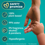 Pampers Ultraclean Baby Wipes (Previously 'Free & Gentle'), 99% Water, Hypoallergenic, Unscented, 100% Plant Based, Plastic-Free, 936 Wipes Total (12X Flip-Top Packs)
