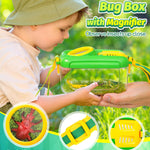 Bug Catcher for Kids, 17 PCS Bug Catching Kit with Bug Collector Toy Bugs Butterfly Net Magnifying Glass Insect Catcher Tweezers, Outdoor Explorer Kit for Kids Age 3 4 5 6 7 8