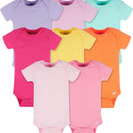 Onesies Brand baby-girls 8-pack Short Sleeve Mix & Match Bodysuits