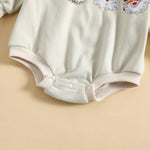 MERSARIPHY Baby Christmas Clothes Baby Boy Girl Sweatshirt Romper Santa Baby Romper Tops Fall Winter Outfits