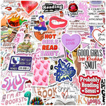 Eoaod 100 PCS Book Stickers for Kindle, Smutty Bookish Sticker Pack for Adult Readers, Cute Vinyl Decals for Laptop, Water Bottles, Journal, Ebook Book Lovers, Waterproof & Durable, Booktok, Romance