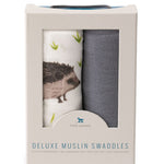 Little Unicorn Deluxe Muslin Swaddle Blanket | Rayon Made from Bamboo | 47" x 47" | Unisex