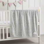 CREVENT 30''X40'' Cute Cozy Fluffy Warm Baby Blanket for Boys Infants Toddlers' Bedding Crib Cot Stroller, Baby Shower Birthday Newborn's Gift - Grey Cloud
